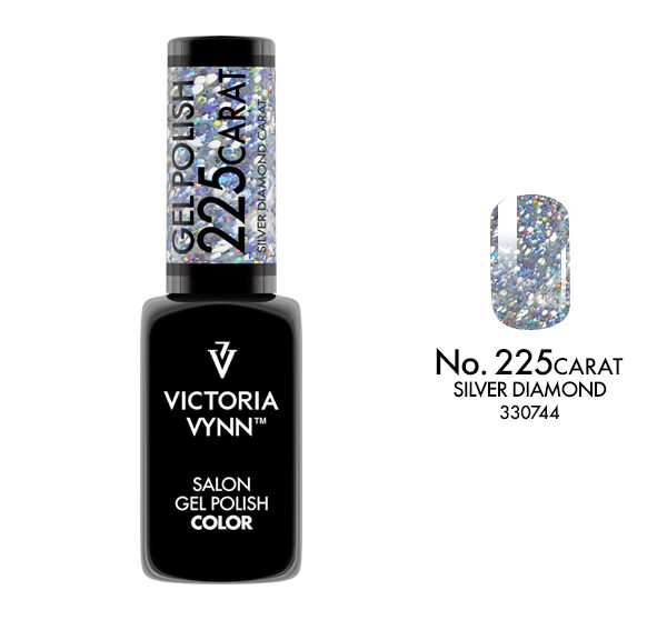 Victoria Vynn GEL POLISH 225 Carat Silver Diamond 8ml