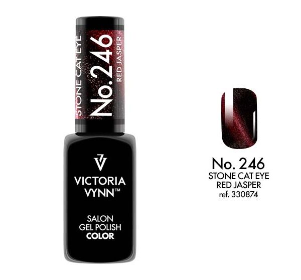 Victoria Vynn GEL POLISH 246 Stone Cat Eye Red Jasper 8ml