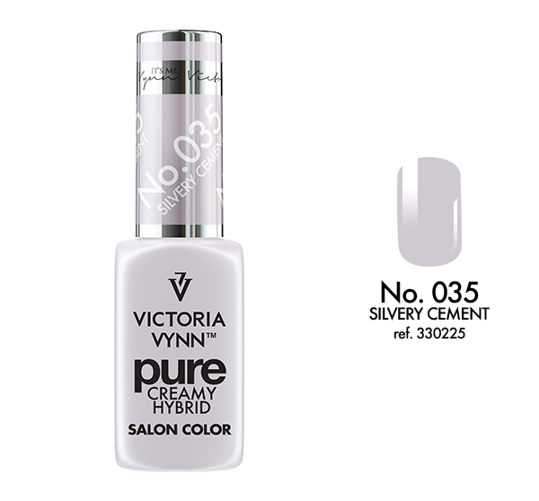 Victoria Vynn PURE CREAMY HYBRID 035 Silvery Cement 8ml