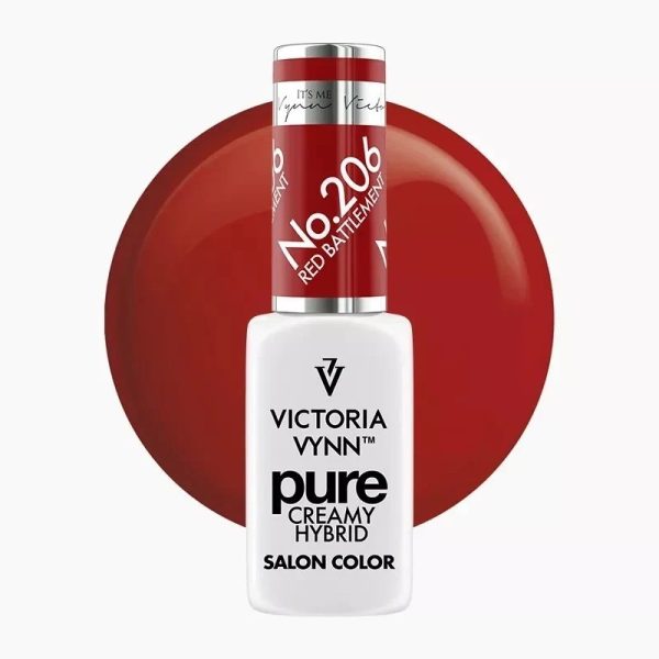 Victoria Vynn PURE CREAMY HYBRID 206 RED BATTLEMENT 8ml