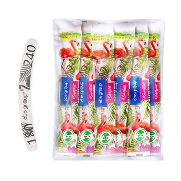 Aba Group SAFE PACK NAIL FILE BANAN 180/240 25pcs.