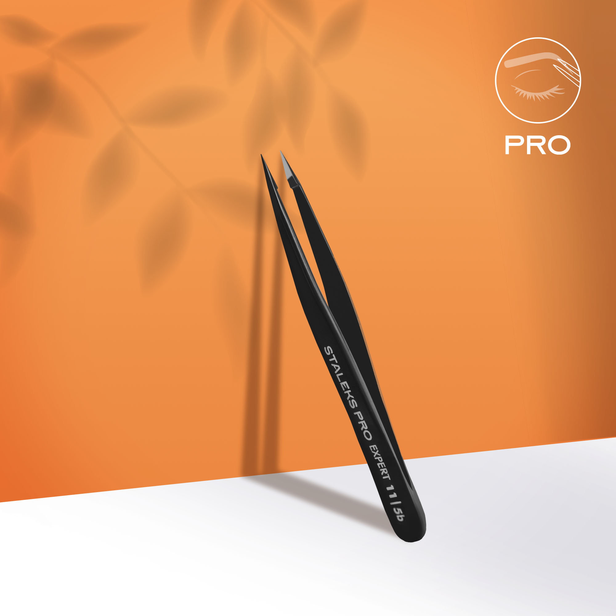 pinczet-dlya-brovej-te-11_5b Staleks EYEBROW TWEEZERS EXPERT 11/5 black