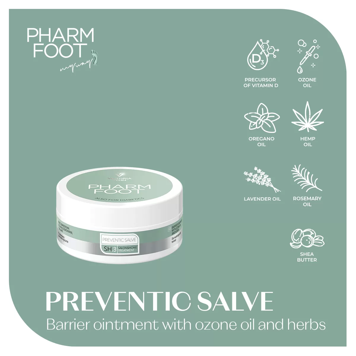 VYNN_PF_KV-produktu_PREVENTIC_1200x1200_GB.jpg Pharm Foot PREVENTIC SALVE – Barrier Ointment 75ml