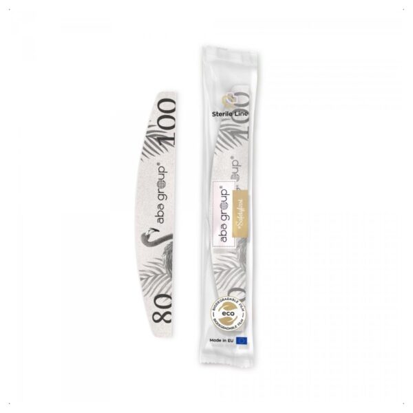 Aba Group SAFE PACK NAIL FILE HALF MOON Sterile 80/100