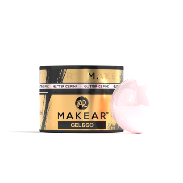 Makear Gel&Go GG21 GLITTER ICE PINK 50ml