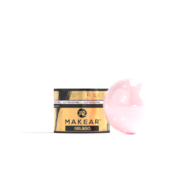 Makear Gel&Go GG21 GLITTER ICE PINK 15ml