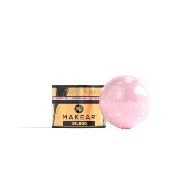 Makear Gel&Go GG23 GLITTER ROSE 15ml