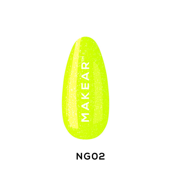Makear Gel Polish GN02 Glitter Neon