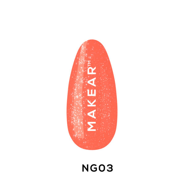 Makear Gel Polish GN03 Glitter Neon