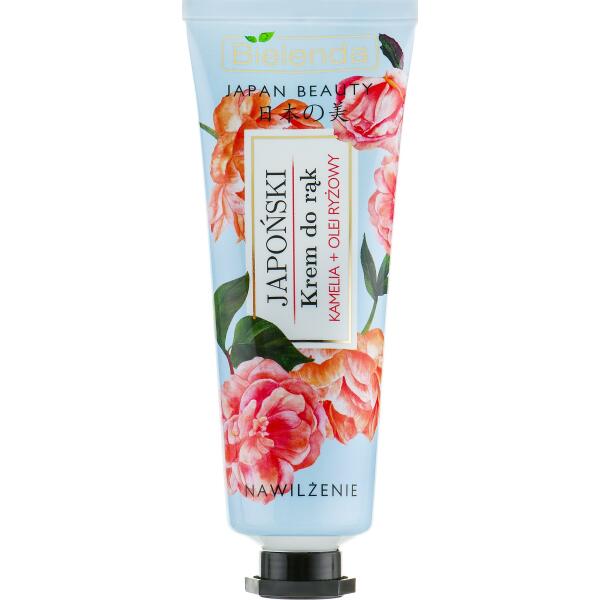 Bielenda JAPANESE BEAUTY HAND CREAM camelia+rice oil 50ml