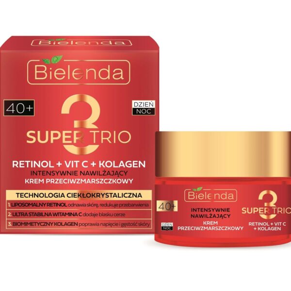 Bielenda Super Trio Moisturizing Anti-Wrinkle 40+ Cream 50ml