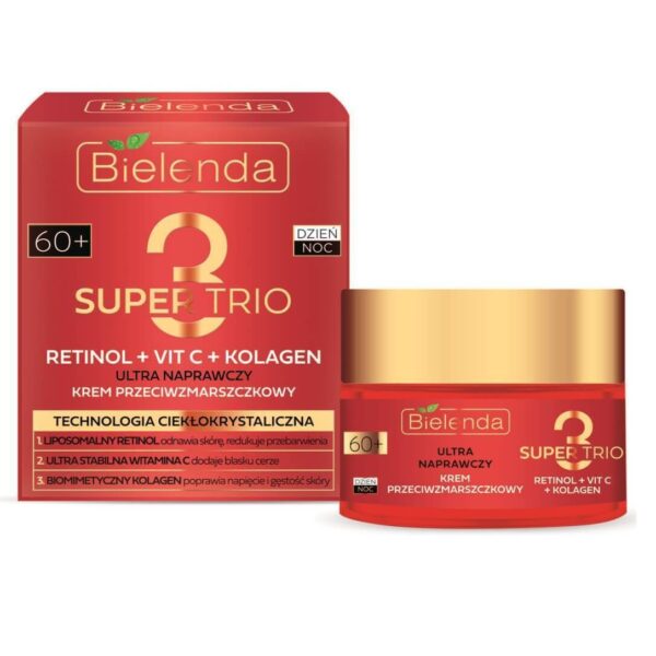 Bielenda Super Trio Repair Anti-Wrinkle 60+ Cream 50ml