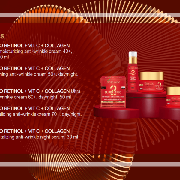 Bielenda Super Trio Firming Anti-Wrinkle 50+ Cream 50ml