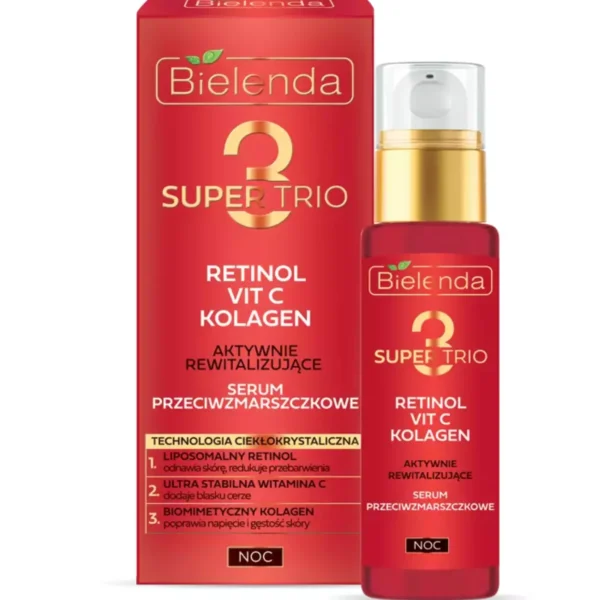 Bielenda Super Trio Revitalizing Anti-Wrinkle Serum 30ml