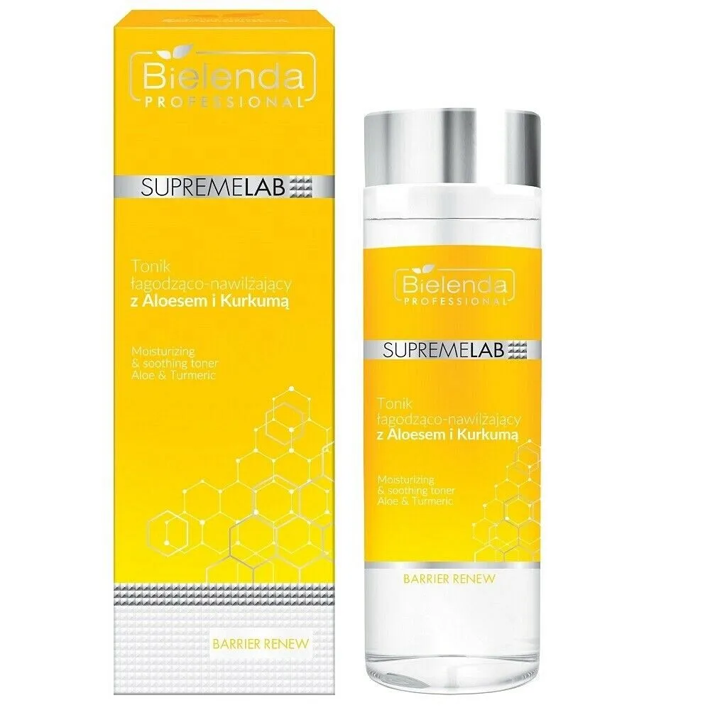 bielenda-soothing-toner-aloe&turmeric Bielenda SupremeLab Soothing & Moisturizing Toner with Aloe & Turmeric 200ml