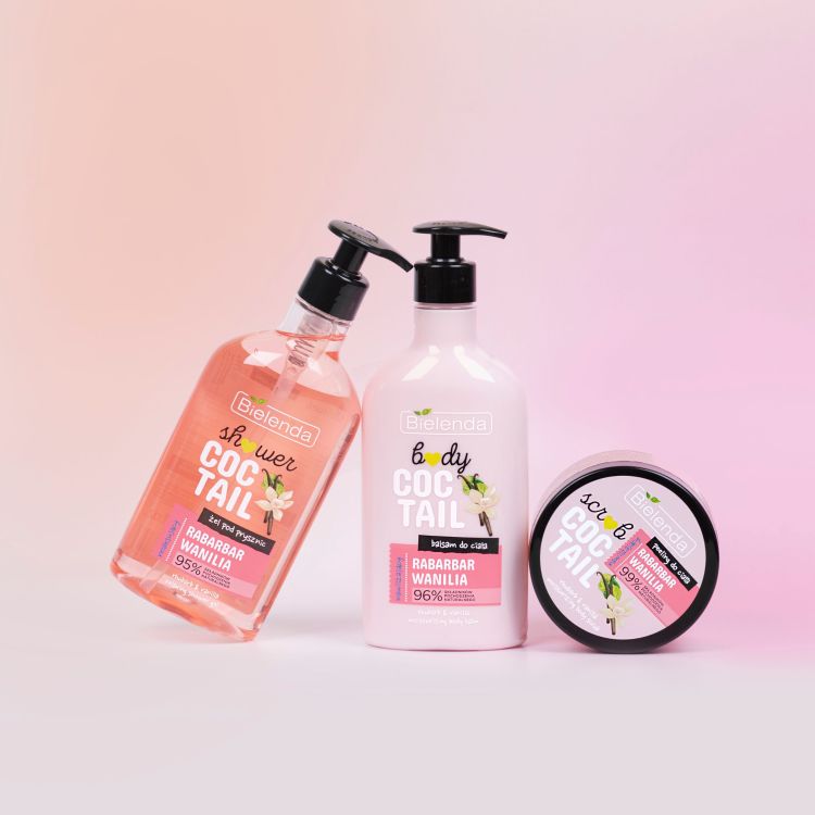 wanilia-rabarbar-seria Bielenda Blue Rhubarb & Vanilla Relaxing Shower Gel 400ml