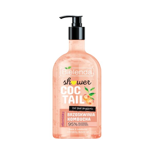 Bielenda Peach & Kombucha Refreshing Shower Gel 400ml