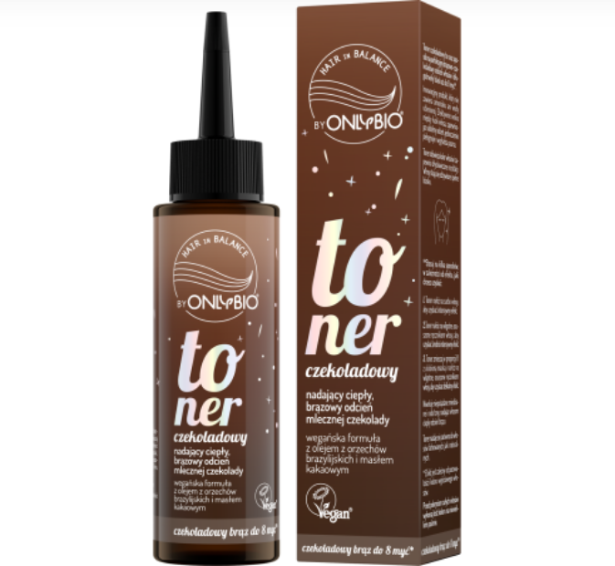 Hair in Balance by ONLYBIO Toner czekoladowy 100ml-bellove.co.uk (3) OnlyBio Hair In Balance Chocolate TONER 100ml