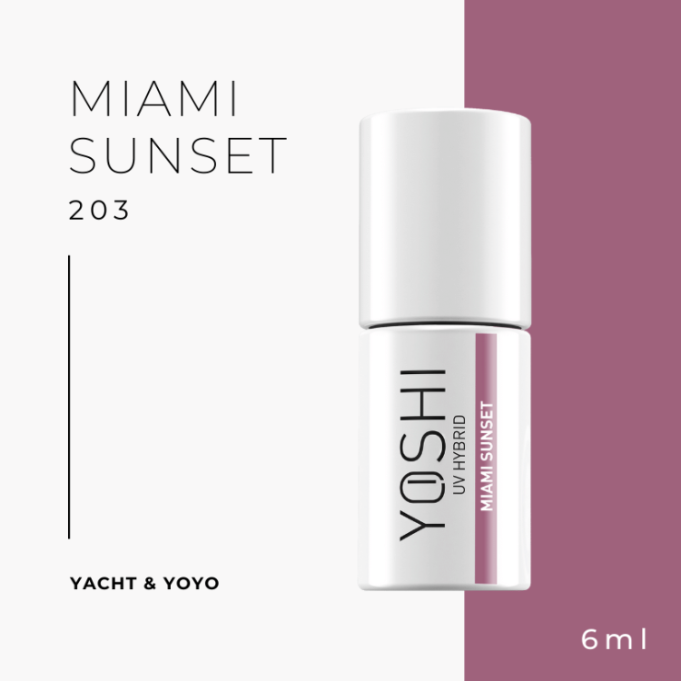 203 yoshi Gel Polish UV LED YOSHI Miami Sunset 203
