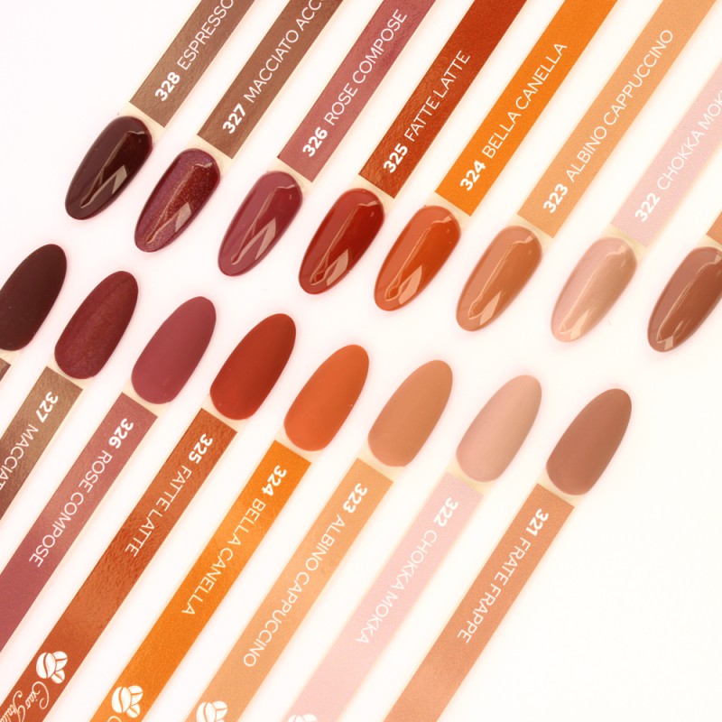 Yoshi Collection Ciao Italiani BELLOVE GLOSS & MATT Gel Polish UV LED YOSHI Frate Frappe 321