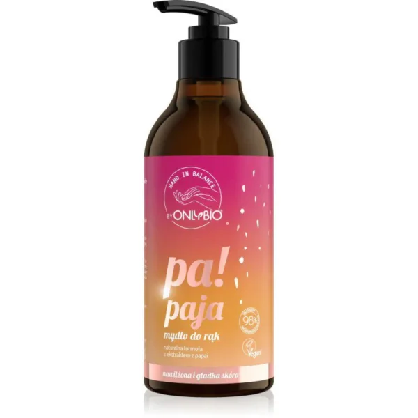 OnlyBio Hand in Balance Papaya Hand Soap 400ml