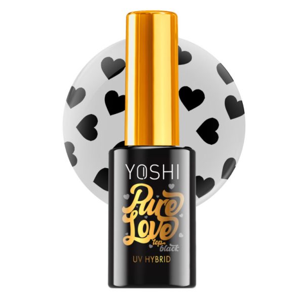 YOSHI - Top PURE LOVE BLACK UV/LED Hybrid 10ml