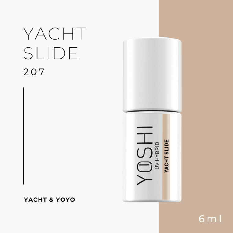 yoshi 207 photo Gel Polish UV LED YOSHI Yacht Slide 207 at bellove shop