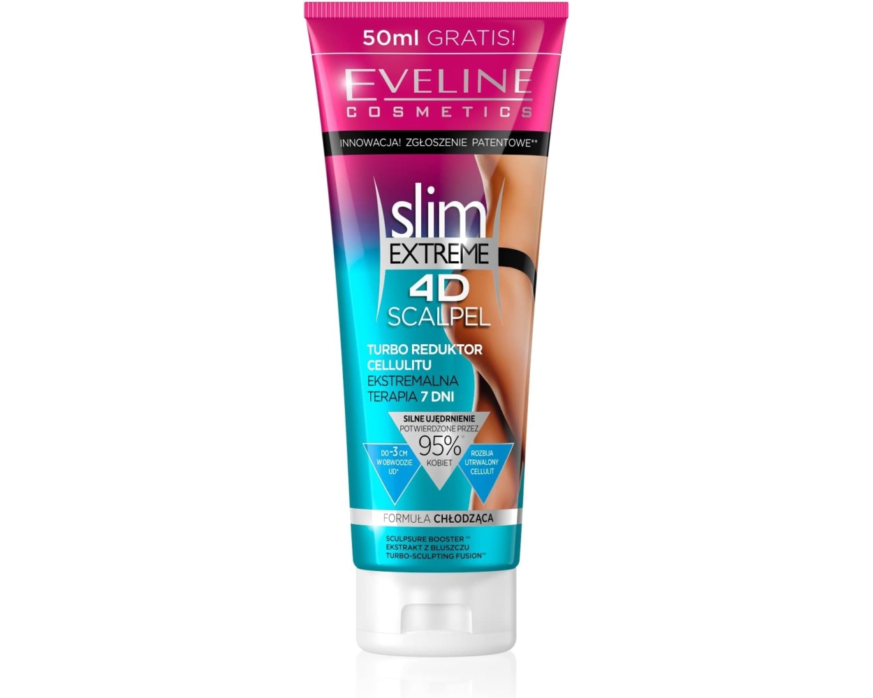 Eveline Slim Extreme 4D Scalpel Concentrated Turbo Cellulite Reducer 250ml-bellove.co.uk EVELINE - Slim Extreme 4D Scalpel Concentrated Turbo Cellulite Reducer 250ml