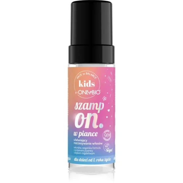 OnlyBio Kids - Foam shampoo for easier hair combing 150ml