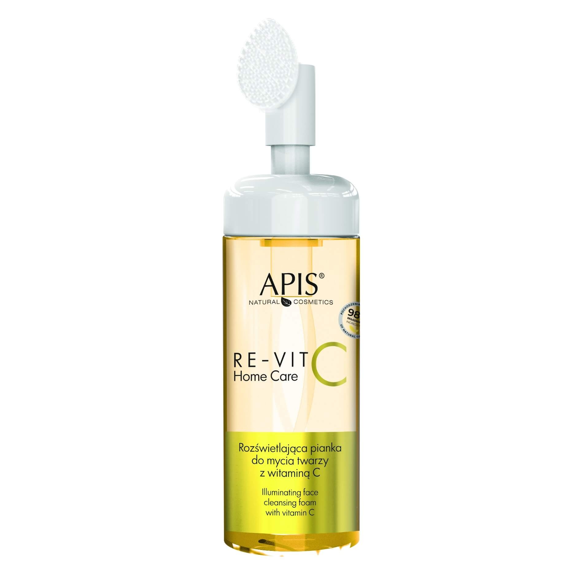 Apis Re-Vit C Illuminating Cleansing Foam 150ml-bellove.co.uk APIS Re-Vit C Illuminating Cleansing Foam 150ml