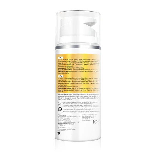 APIS Wealth of Honey - Moisturising Face cream with Honey & Turmeric 100ml