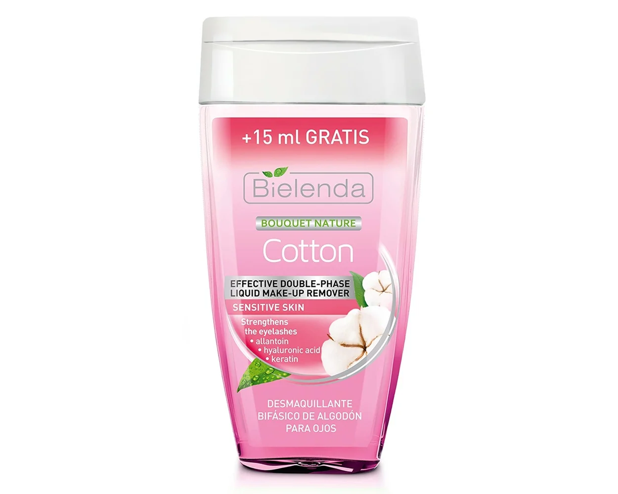 Bielenda Cotton Gentle Double Phase Liquid Make Up Remover 140ml-bellove.co.uk Bielenda Cotton Gentle Double Phase Liquid Make Up Remover 140ml