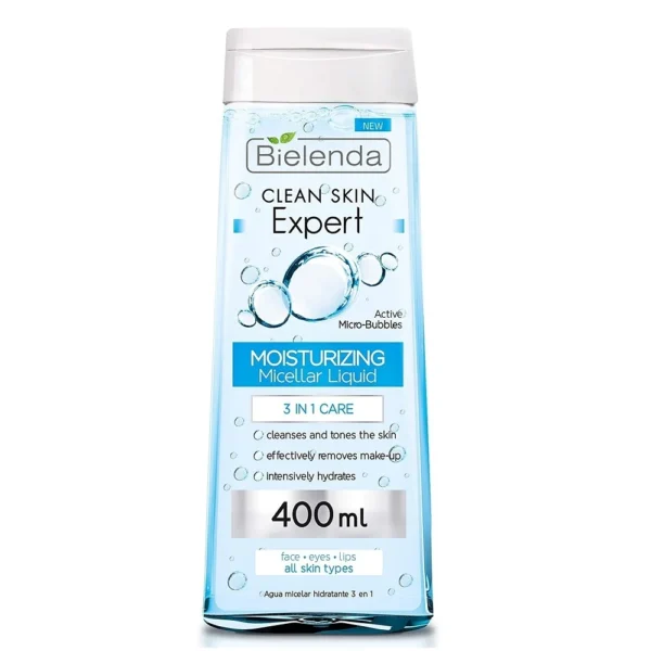 Bielenda MOISTURISING MICELLAR LIQUID 3in1 400ml