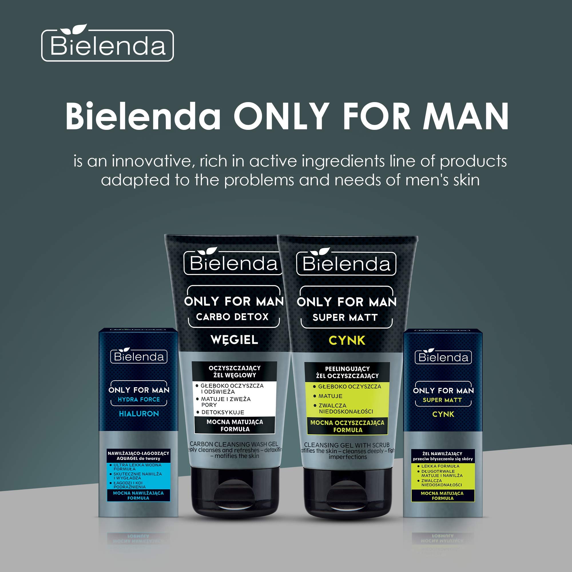 Version 1.0.0 Bielenda Only For Men - Super Matt Zinc Moisturizing Anti-Shine Gel 50ml