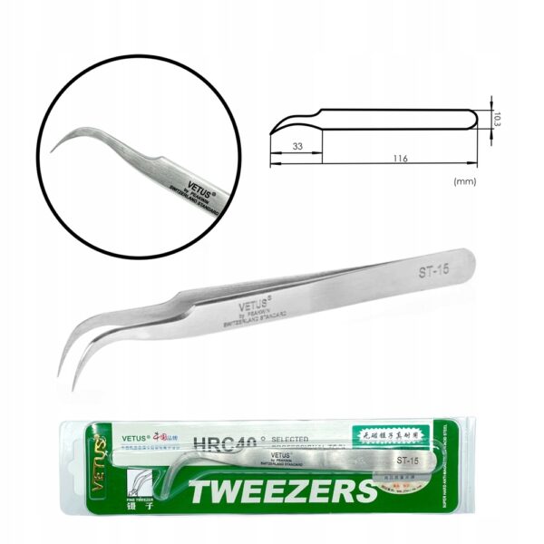 Vetus - Professional Tweezers ST-15