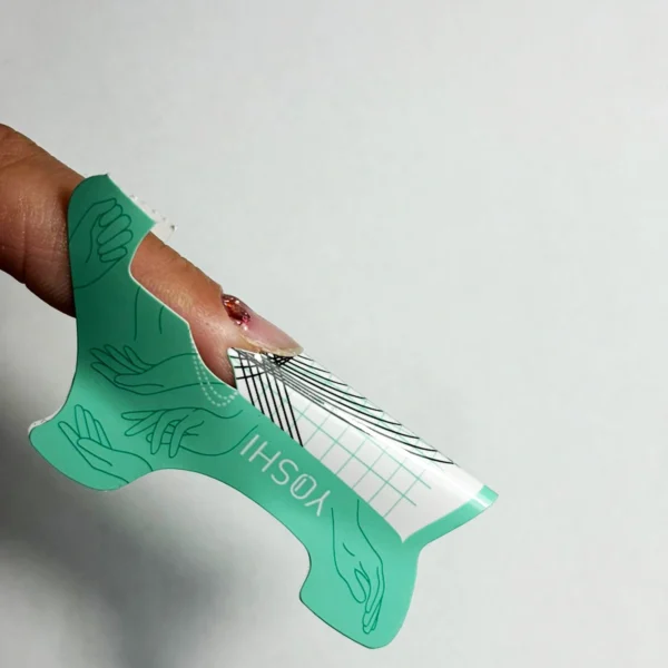 Szablon_turkus_09-600x600 YOSHI - Nail extension forms 100pcs.