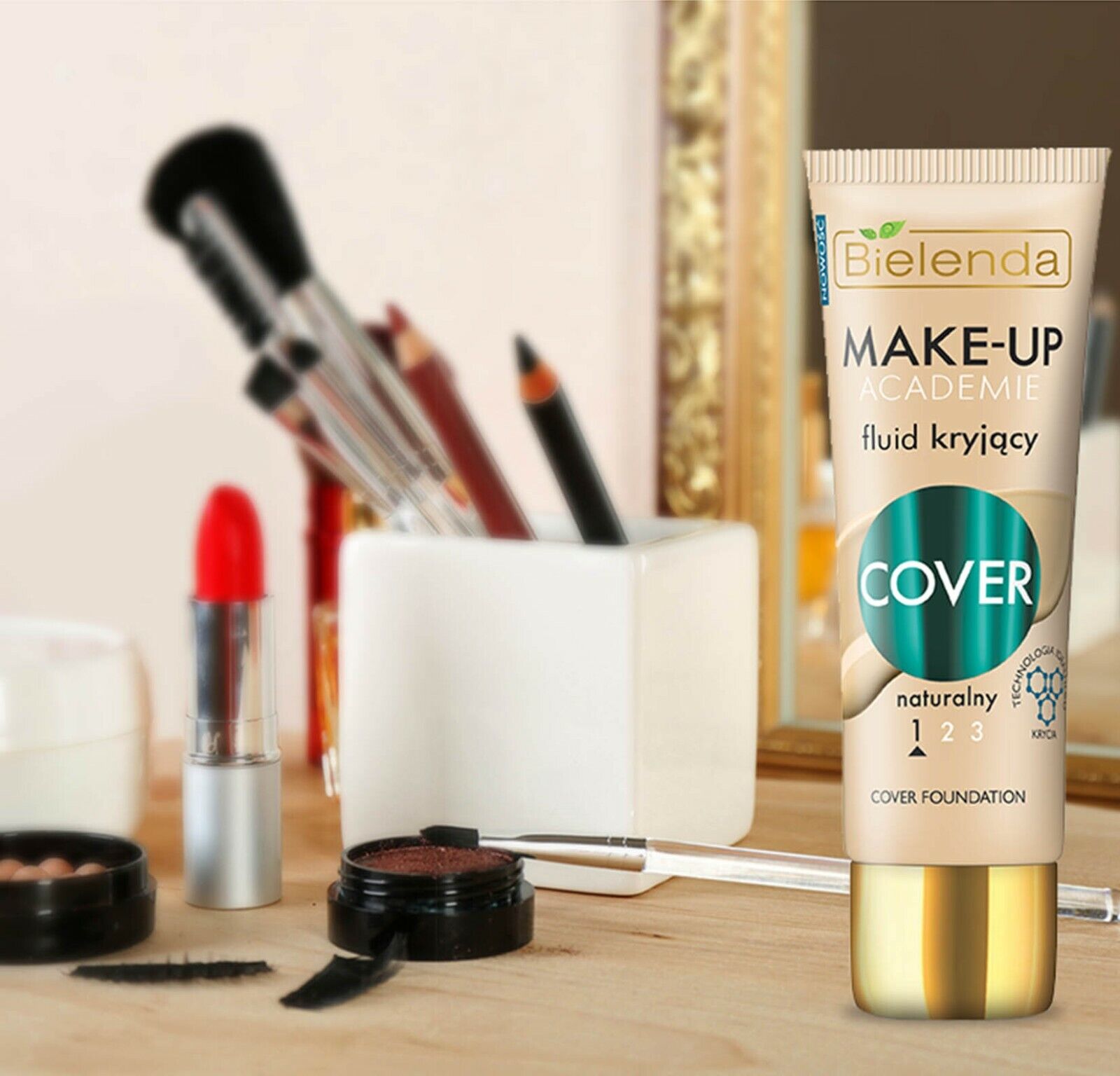 Bielenda – Make Up Academie Fluid Foundation Cover Light3 30g Bielenda - Make Up Academie Fluid Foundation Matt Natural 30g