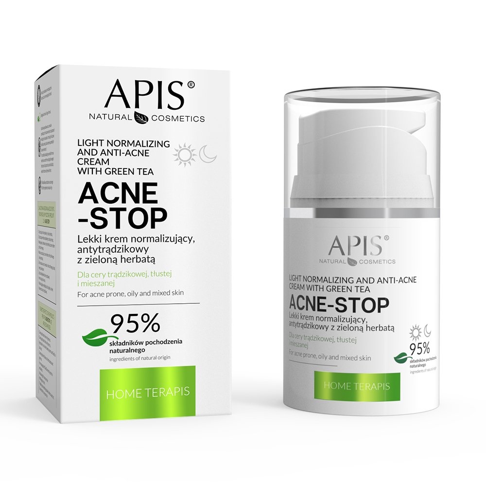 Apis Home Terapis Light Normalizing and Anti-Acne Cream with Green Tea 50ml Apis Home Terapis Light Normalizing and Anti-Acne Cream with Green Tea 50ml