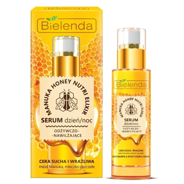 Bielenda - Manuka Honey Elixir Nourishing and Moisturising Face Serum Dry & Sensitive Skin 30g