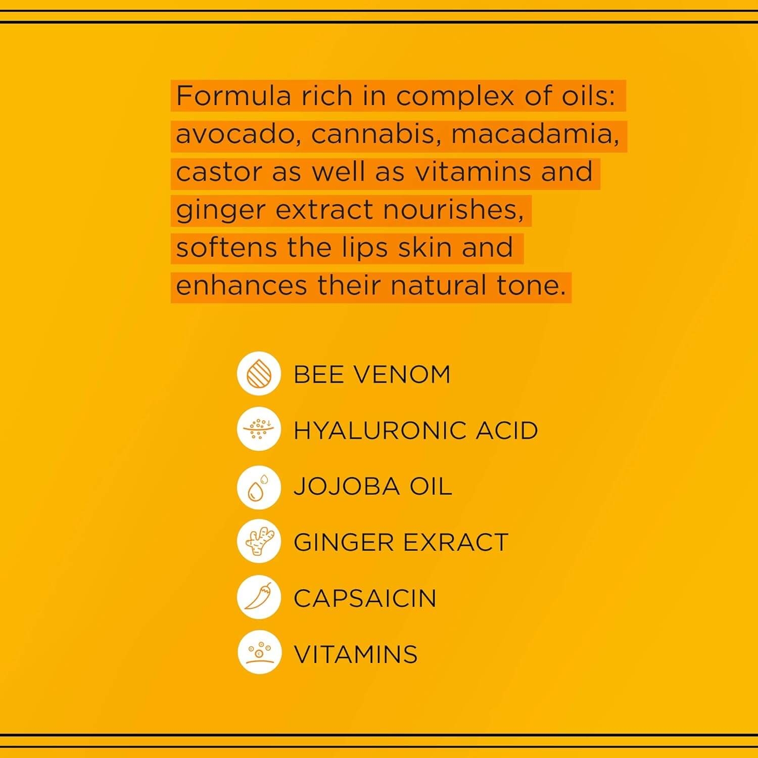 Eveline Enlarging Lip Gloss Oh My Lips Lip Maximizer Bee Venom 4.5 ml3