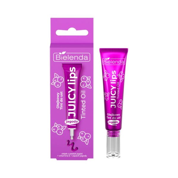 Bielenda JUICY LIPS Tinted Lip Oil Blueberry 10g