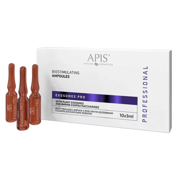 APIS - Exosomes Pro Biostimulating Ampoules with Plant Exosomes & Marine Exopolysaccharides 10x3ml