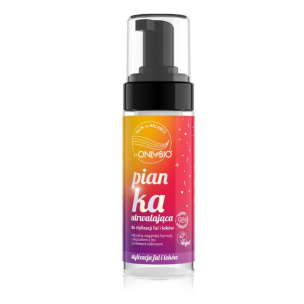 OnlyBio Hair in Balance Fixing mousse for styling waves and curls 150ml