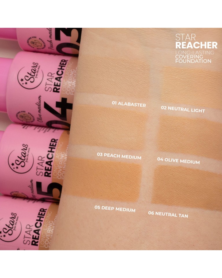 stars-from-the-stars-star-reacher-upiekszajacy-fluid-kryjacy-01-alabaster-20-g3 Stars From The Stars - STAR REACHER Long-Lasting Covering Foundation 01 Alabaster 20g