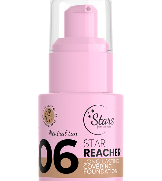 Stars From The Stars - STAR REACHER Long-Lasting Covering Foundation 06 Deep Medium 20g