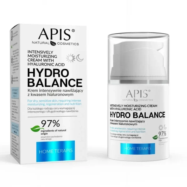 APIS - Hydro Balance Intensively Moisturising Cream with Hyaluronic Acid 50ml