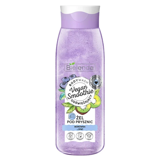 Bielenda Vegan Smoothie Shower Gel Blueberry + Kiwi 400ml