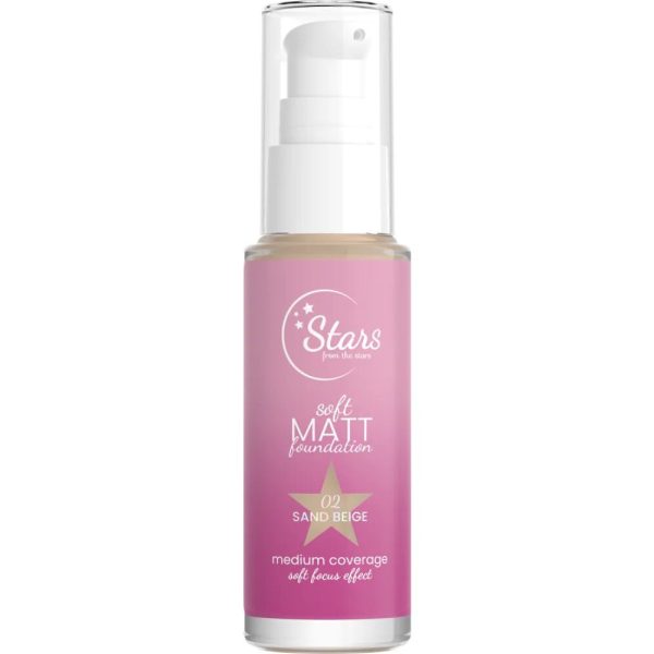 Stars From The Stars - SOFT MATT Foundation 02 Sand Beige 30ml
