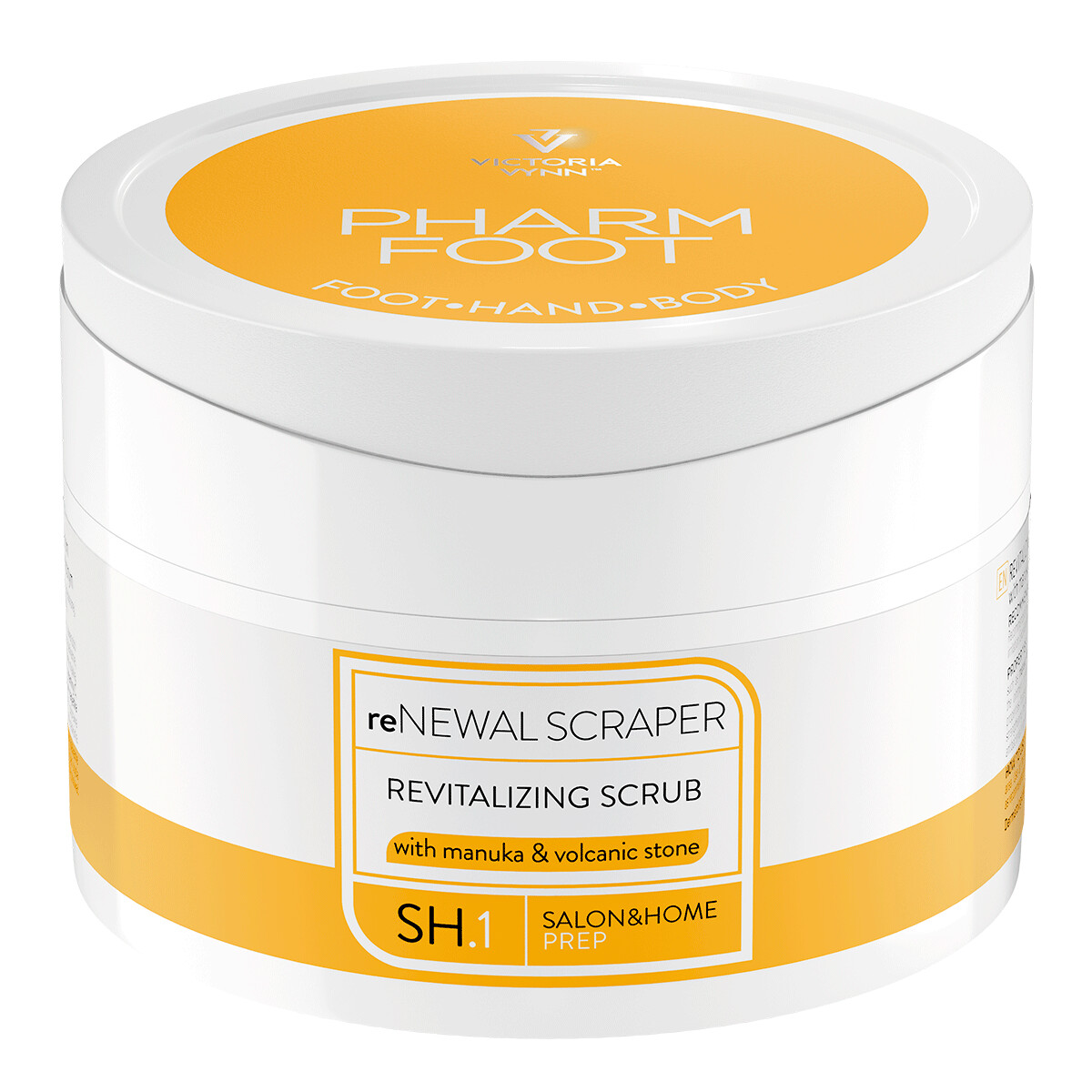 renewal-scraper-200-g Pharm Foot reNEWAL SCRAPER - REVITALIZING SCRUB with manuka & volcanic stone 200g