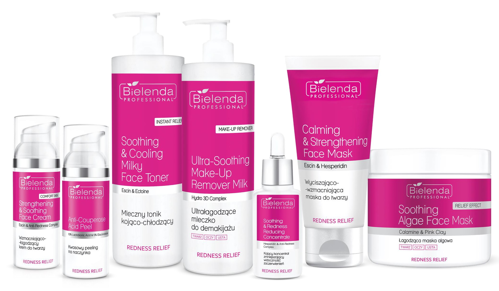 Bielenda Professional Redness Relief Strengthening and Soothing Face Cream for Capillaries2 50ml Bielenda Professional - Redness Relief Strengthening & Soothing Face Cream for Capillaries 50ml